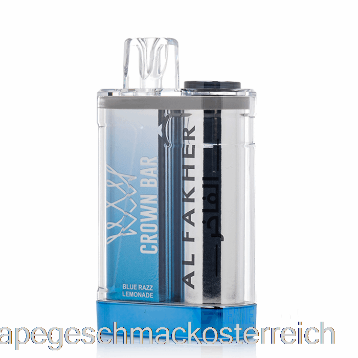 Al Fakher Crown Bar Crystal 9000 Einweg-Blue Razz Limonade Vape Geschmack